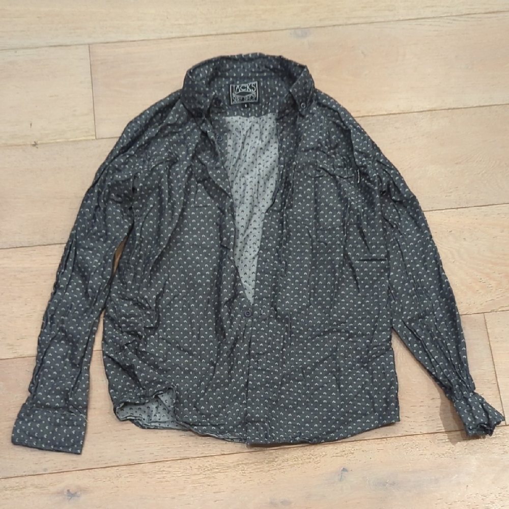 Jack's Surfshop Dark Patterned Shirt Jacket